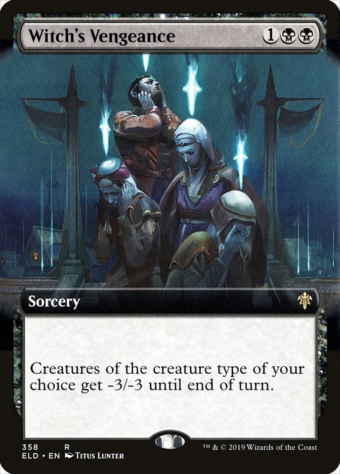 Witch's Vengeance (Extended Art) [Throne of Eldraine] Foil