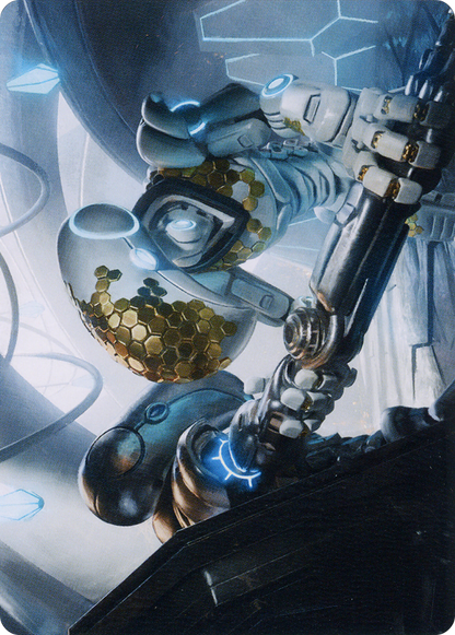 Myr Kinsmith // Myr Kinsmith  [Phyrexia: All Will Be One Art Series] (Borderless) Foil