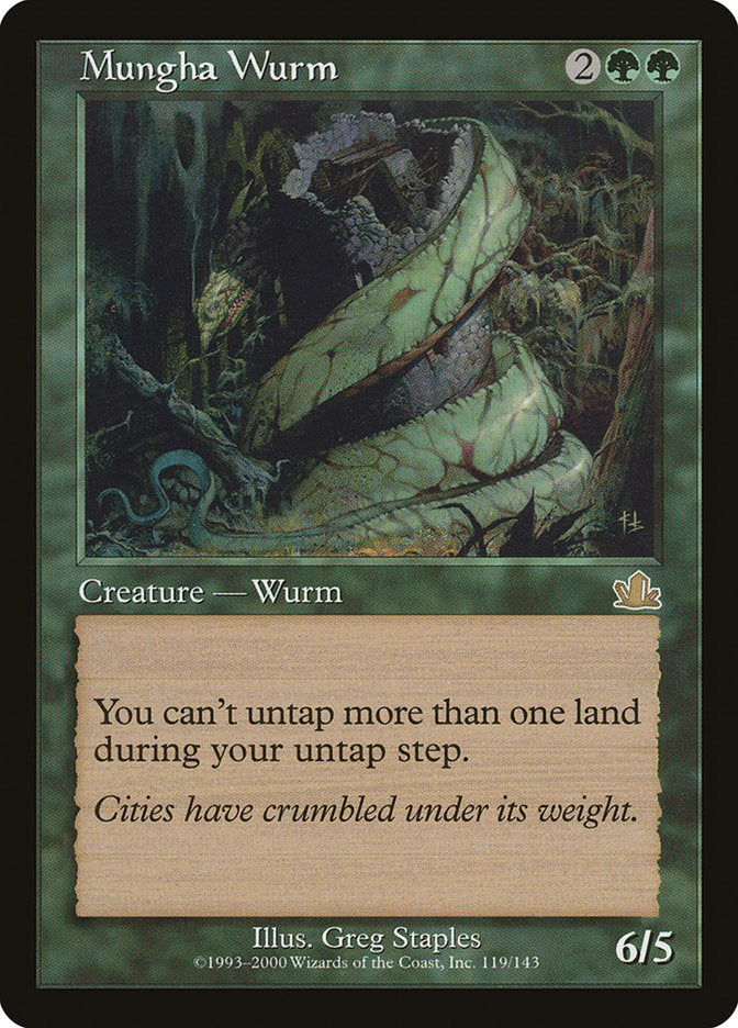 Mungha Wurm [Prophecy] Foil