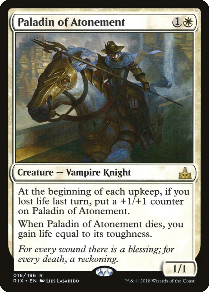 Paladin of Atonement [Rivals of Ixalan] Foil