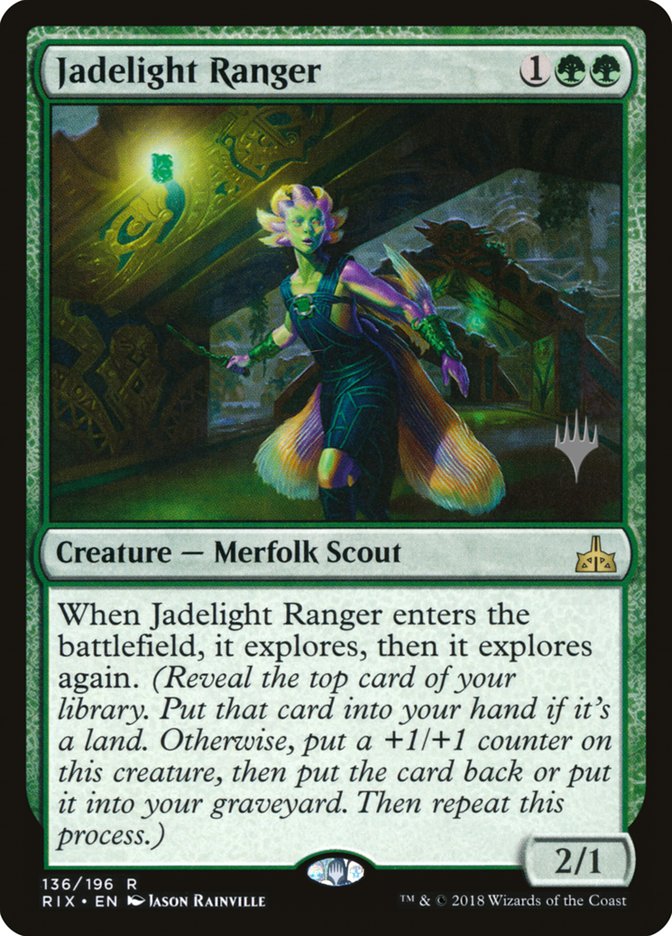 Jadelight Ranger (Promo Pack) [Rivals of Ixalan Promos] Foil