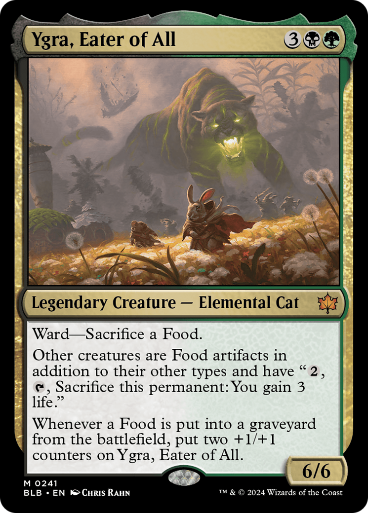 Ygra, Eater of All [Bloomburrow] Foil