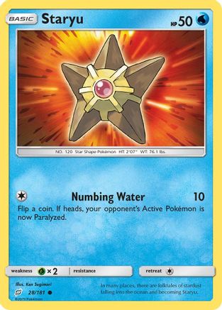 Staryu (28/181) [Sun & Moon: Team Up] Reverse Holofoil