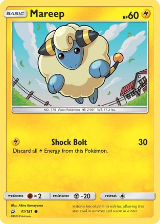 Mareep (41/181) [Sun & Moon: Team Up] Reverse Holofoil