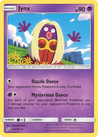 Jynx (68/181) [Sun & Moon: Team Up] Reverse Holofoil