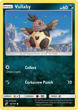 Vullaby (92/181) [Sun & Moon: Team Up] Reverse Holofoil