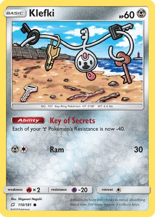 Klefki (110/181) [Sun & Moon: Team Up] Reverse Holofoil