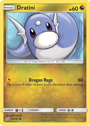 Dratini (116/181) [Sun & Moon: Team Up] Reverse Holofoil