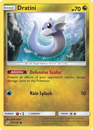 Dratini (117/181) [Sun & Moon: Team Up] Reverse Holofoil