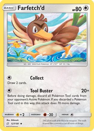 Farfetch'd (127/181) [Sun & Moon: Team Up] Reverse Holofoil