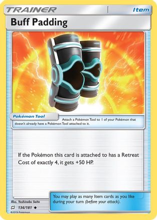 Buff Padding (136/181) [Sun & Moon: Team Up] Reverse Holofoil
