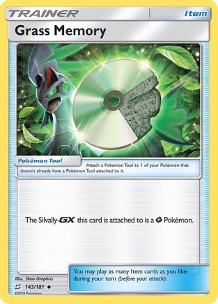 Grass Memory (143/181) [Sun & Moon: Team Up] Reverse Holofoil