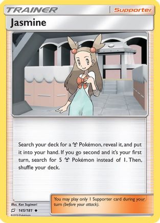 Jasmine (145/181) [Sun & Moon: Team Up] Reverse Holofoil