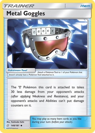 Metal Goggles (148/181) [Sun & Moon: Team Up] Reverse Holofoil