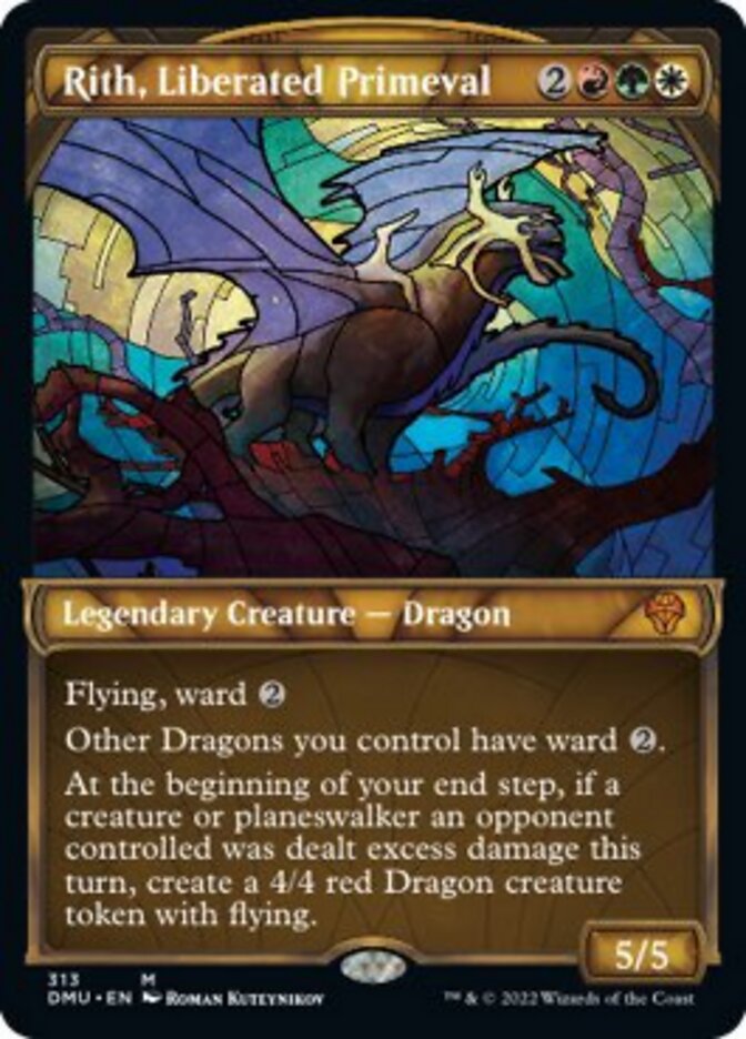 Rith, Liberated Primeval (Showcase) [Dominaria United] Foil