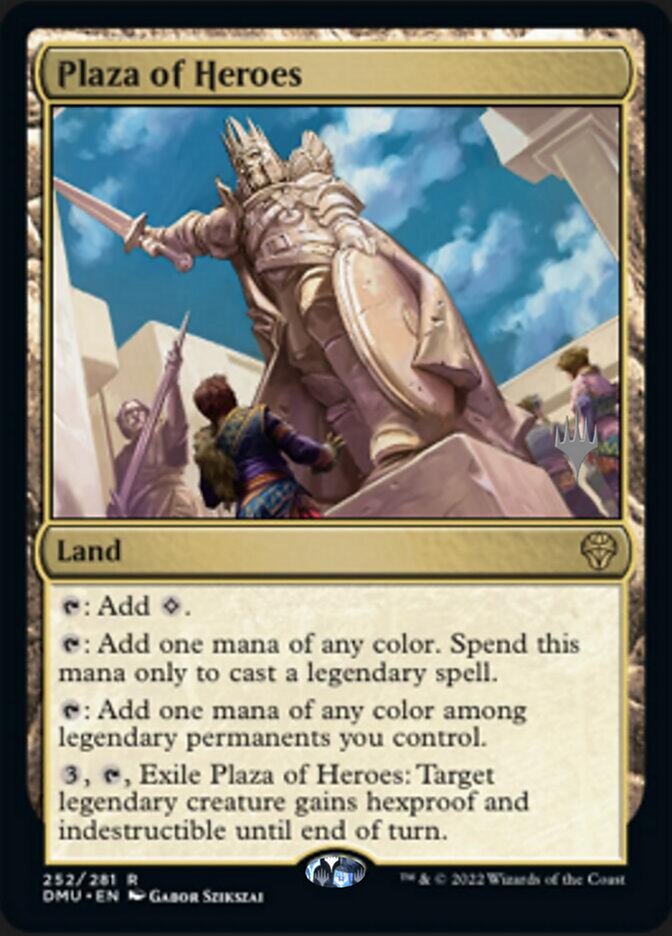 Plaza of Heroes (Promo Pack) [Dominaria United Promos] Foil