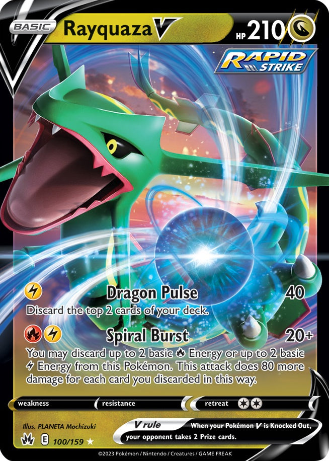 Rayquaza V 100/159 (Jumbo Card) [Sword & Shield: Evolving Skies]