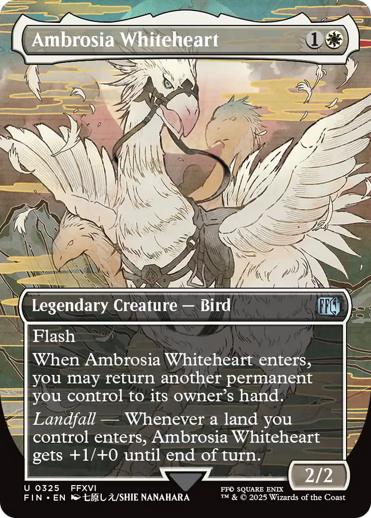 Ambrosia Whiteheart (Borderless) [FINAL FANTASY] Foil