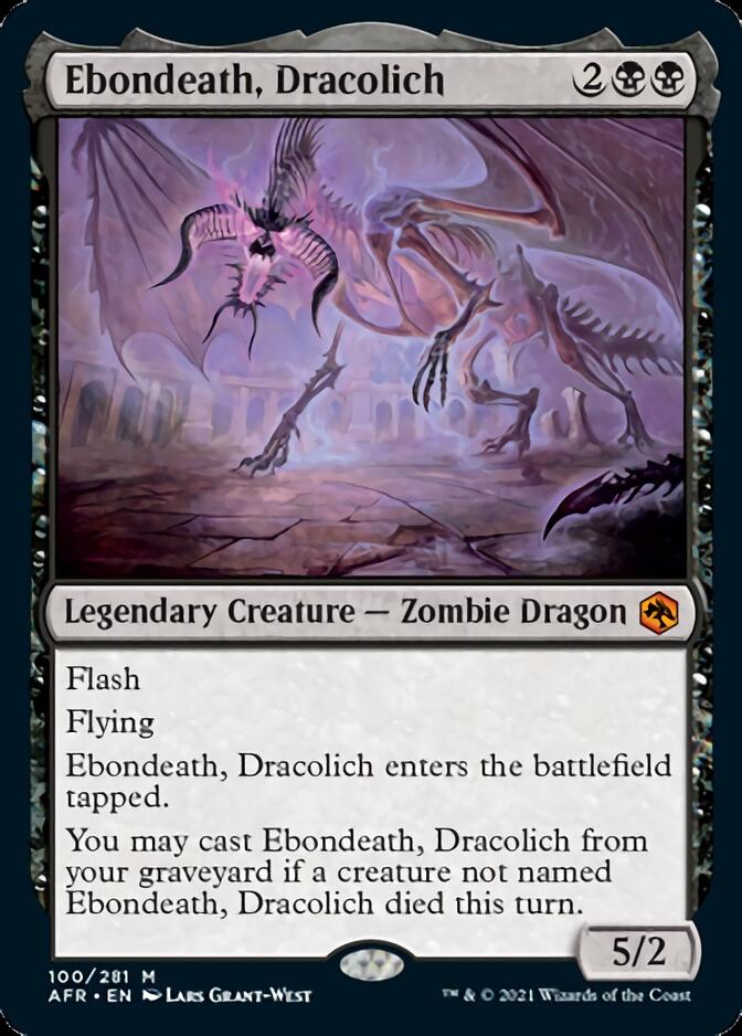 Ebondeath, Dracolich [Dungeons & Dragons: Adventures in the Forgotten Realms] Foil