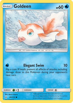 Goldeen (48/214) [Sun & Moon: Unbroken Bonds] Reverse Holofoil