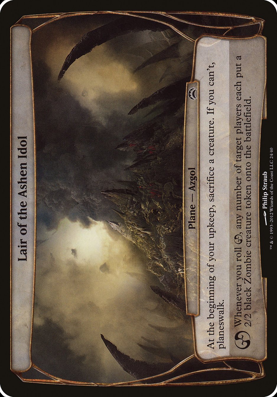 Lair of the Ashen Idol (Planes) [Planechase 2012 Planes] Foil