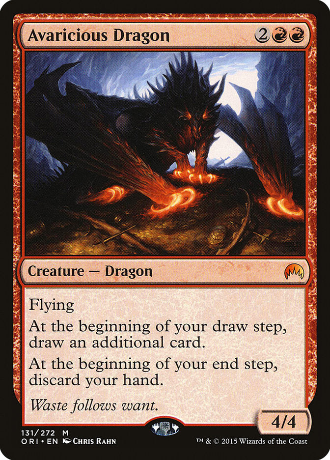 Avaricious Dragon [Magic Origins] Foil