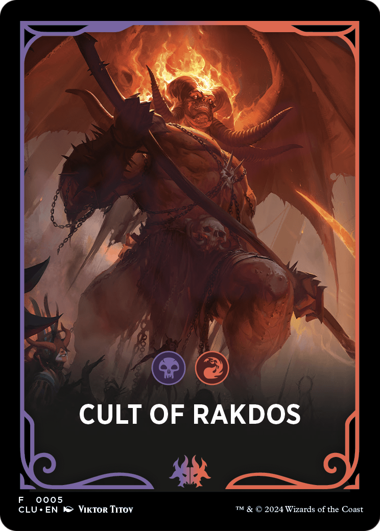Cult of Rakdos  [Ravnica: Clue Edition Front Cards]