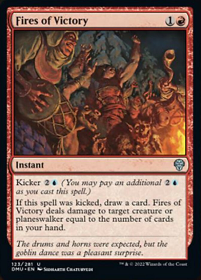 Fires of Victory [Dominaria United] Foil