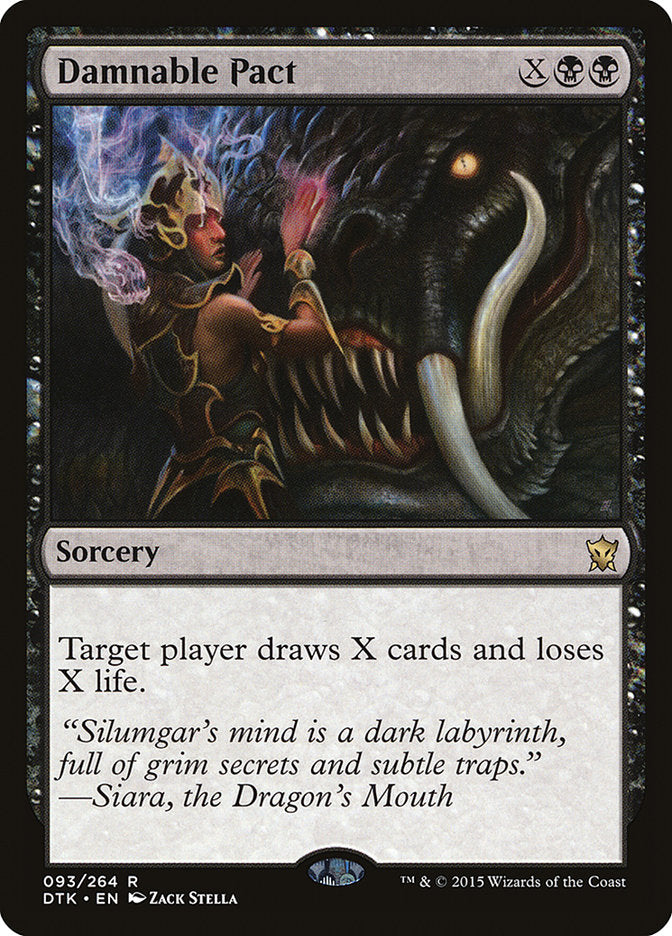 Damnable Pact [Dragons of Tarkir] Foil