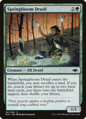 Springbloom Druid [Modern Horizons]