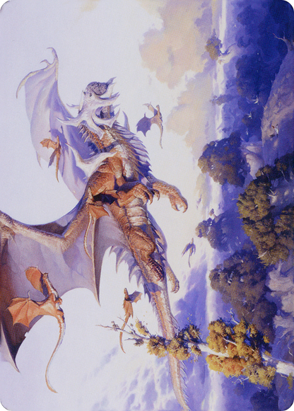 Rith, Liberated Primeval // Rith, Liberated Primeval  [Dominaria United Art Series] (Borderless) Foil