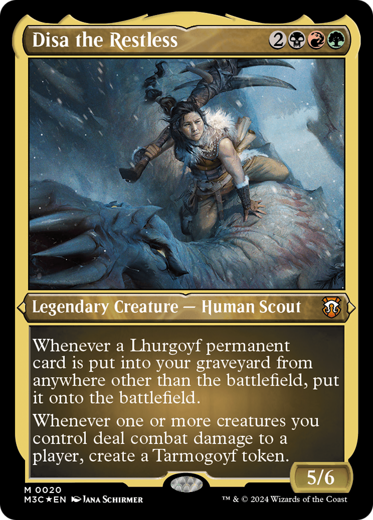 Disa the Restless  [Modern Horizons 3 Commander] Etched Foil