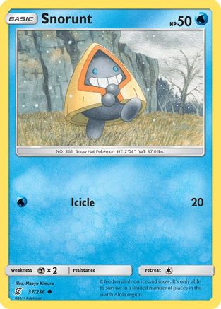 Snorunt (37/236) [Sun & Moon: Unified Minds] Reverse Holofoil