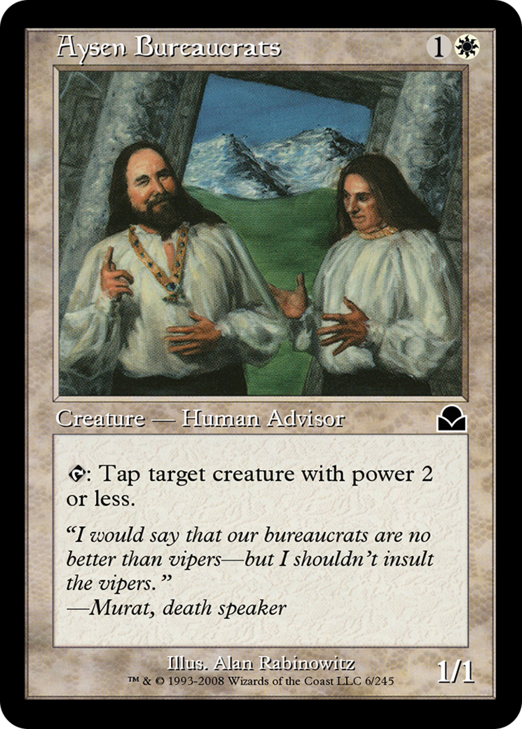 Aysen Bureaucrats  [Masters Edition II] Foil