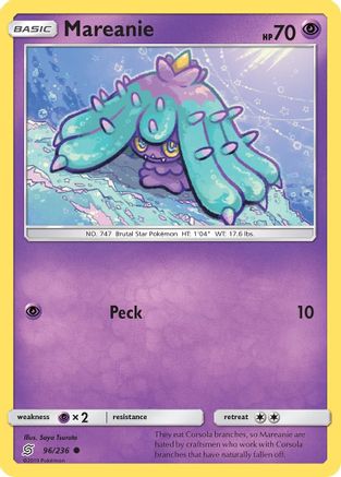 Mareanie (96/236) [Sun & Moon: Unified Minds] Reverse Holofoil