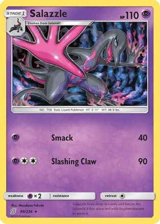 Salazzle (99/236) [Sun & Moon: Unified Minds] Reverse Holofoil