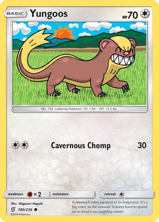 Yungoos (180/236) [Sun & Moon: Unified Minds] Reverse Holofoil