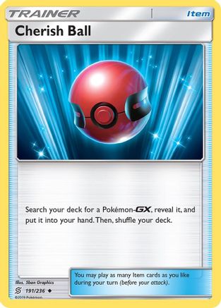 Cherish Ball (191/236) [Sun & Moon: Unified Minds] Reverse Holofoil