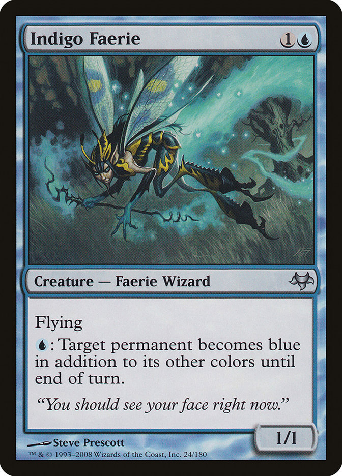 Indigo Faerie [Eventide] Foil