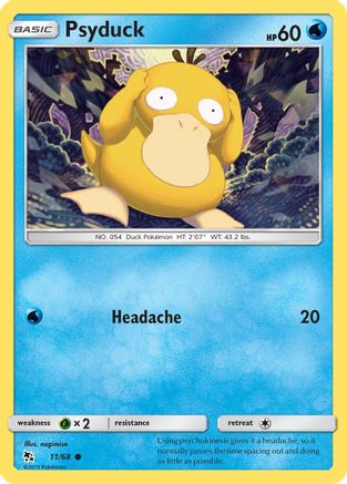 Psyduck (11/68) [Sun & Moon: Hidden Fates] Reverse Holofoil