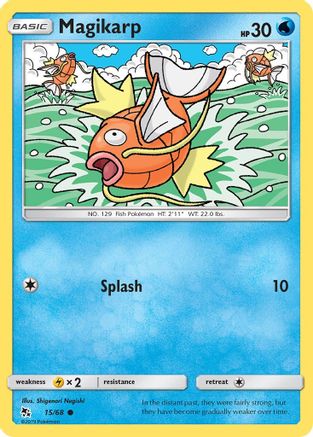 Magikarp (15/68) [Sun & Moon: Hidden Fates] Reverse Holofoil