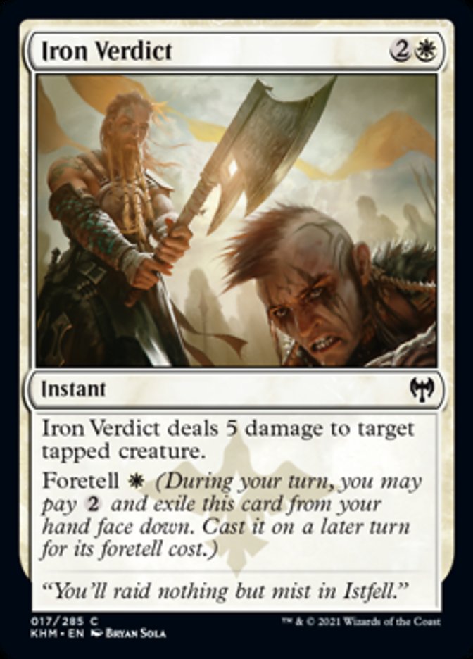 Iron Verdict [Kaldheim] Foil