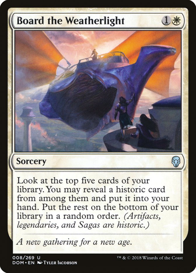 Board the Weatherlight [Dominaria] Foil