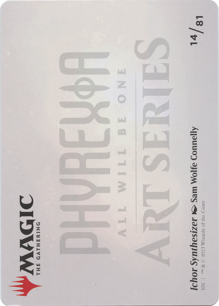 Ichor Synthesizer // Ichor Synthesizer  [Phyrexia: All Will Be One Art Series] (Borderless) Foil