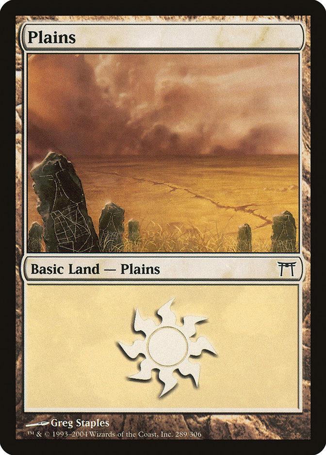 Plains (289) [Champions of Kamigawa] Foil