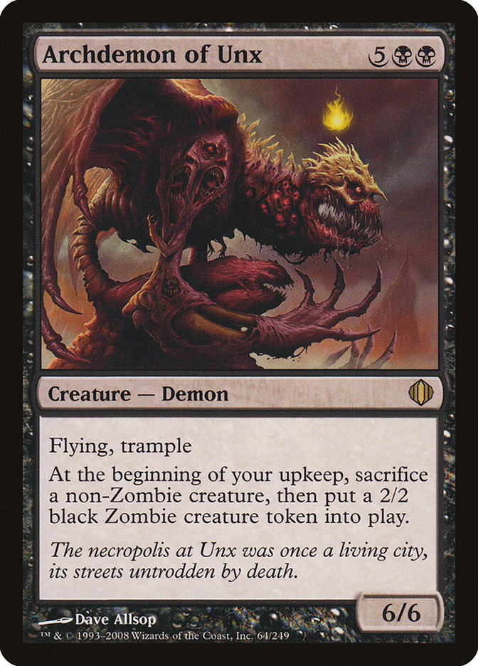 Archdemon of Unx [Shards of Alara] Foil