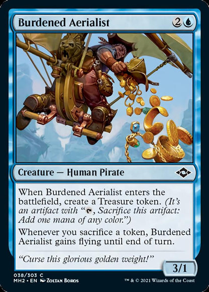 Burdened Aerialist [Modern Horizons 2] Foil
