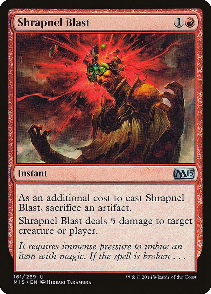 Shrapnel Blast [Magic 2015] Foil