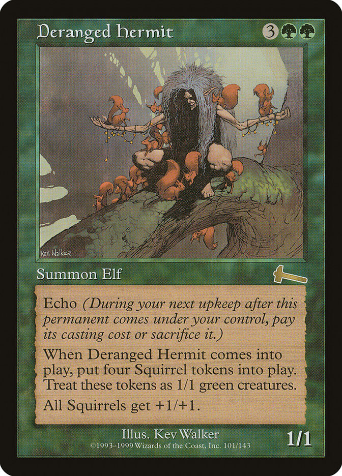 Deranged Hermit [Urza's Legacy] Foil