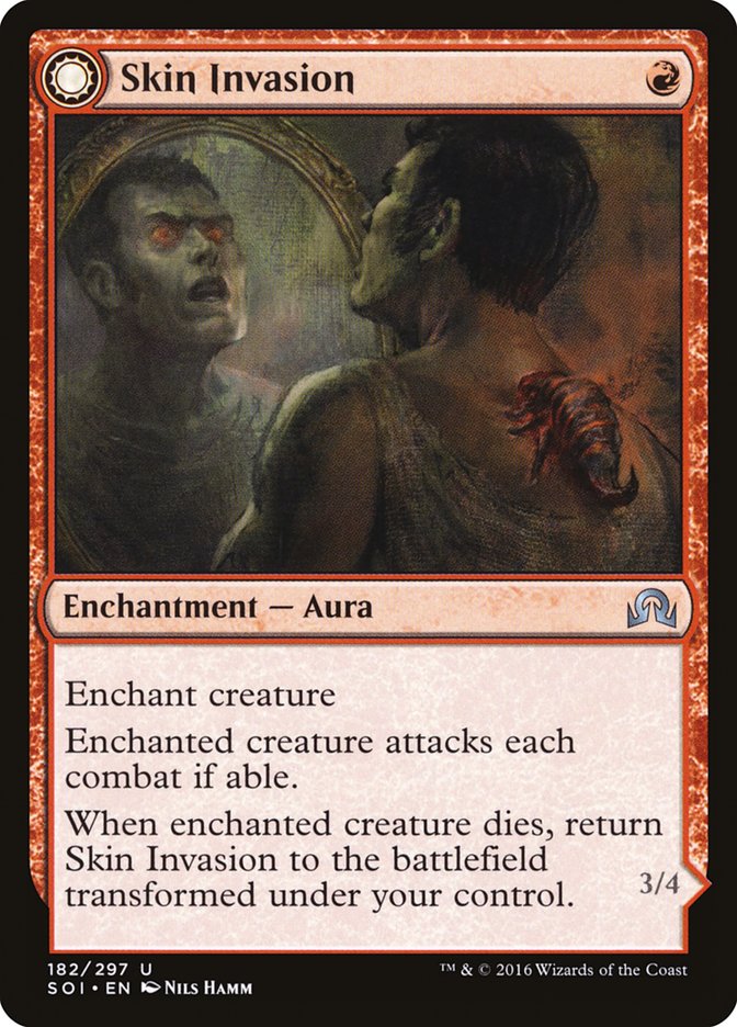 Skin Invasion // Skin Shedder [Shadows over Innistrad] Foil